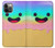 W3939 Ice Cream Cute Smile Hard Case and Leather Flip Case For iPhone 12, iPhone 12 Pro