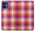 W3941 LGBT Lesbian Pride Flag Plaid Hard Case and Leather Flip Case For iPhone 12 mini