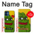 W3945 Pepe Love Middle Finger Hard Case and Leather Flip Case For iPhone 12 mini