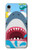 W3947 Shark Helicopter Cartoon Hard Case and Leather Flip Case For iPhone XR
