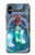 W3912 Cute Little Mermaid Aqua Spa Hard Case and Leather Flip Case For iPhone X, iPhone XS