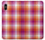 W3941 LGBT Lesbian Pride Flag Plaid Hard Case and Leather Flip Case For iPhone X, iPhone XS