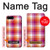 W3941 LGBT Lesbian Pride Flag Plaid Hard Case and Leather Flip Case For iPhone 7 Plus, iPhone 8 Plus
