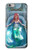 W3911 Cute Little Mermaid Aqua Spa Hard Case and Leather Flip Case For iPhone 6 6S