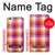 W3941 LGBT Lesbian Pride Flag Plaid Hard Case and Leather Flip Case For iPhone 6 6S