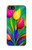 W3926 Colorful Tulip Oil Painting Hard Case and Leather Flip Case For iPhone 5 5S SE