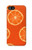 W3946 Seamless Orange Pattern Hard Case and Leather Flip Case For iPhone 5 5S SE