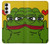 W3945 Pepe Love Middle Finger Hard Case and Leather Flip Case For Samsung Galaxy S23
