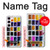 W3956 Watercolor Palette Box Graphic Hard Case and Leather Flip Case For Samsung Galaxy S23