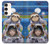 W3915 Raccoon Girl Baby Sloth Astronaut Suit Hard Case and Leather Flip Case For Samsung Galaxy S23 Plus