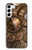 W3927 Compass Clock Gage Steampunk Hard Case and Leather Flip Case For Samsung Galaxy S23 Plus