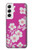 W3924 Cherry Blossom Pink Background Hard Case and Leather Flip Case For Samsung Galaxy S22