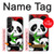W3929 Cute Panda Eating Bamboo Hard Case and Leather Flip Case For Samsung Galaxy S22 Plus