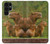 W3917 Capybara Family Giant Guinea Pig Hard Case and Leather Flip Case For Samsung Galaxy S22 Ultra