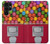 W3938 Gumball Capsule Game Graphic Hard Case and Leather Flip Case For Samsung Galaxy S22 Ultra