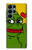 W3945 Pepe Love Middle Finger Hard Case and Leather Flip Case For Samsung Galaxy S22 Ultra