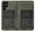 W3959 Military Radio Graphic Print Hard Case and Leather Flip Case For Samsung Galaxy S22 Ultra