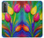 W3926 Colorful Tulip Oil Painting Hard Case and Leather Flip Case For Samsung Galaxy S21 5G