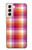 W3941 LGBT Lesbian Pride Flag Plaid Hard Case and Leather Flip Case For Samsung Galaxy S21 5G