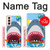 W3947 Shark Helicopter Cartoon Hard Case and Leather Flip Case For Samsung Galaxy S21 5G