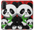 W3929 Cute Panda Eating Bamboo Hard Case and Leather Flip Case For Samsung Galaxy S21 Plus 5G, Galaxy S21+ 5G