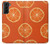 W3946 Seamless Orange Pattern Hard Case and Leather Flip Case For Samsung Galaxy S21 Plus 5G, Galaxy S21+ 5G