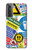 W3960 Safety Signs Sticker Collage Hard Case and Leather Flip Case For Samsung Galaxy S21 Plus 5G, Galaxy S21+ 5G