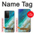 W3920 Abstract Ocean Blue Color Mixed Emerald Hard Case and Leather Flip Case For Samsung Galaxy S21 Ultra 5G