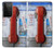 W3925 Collage Vintage Pay Phone Hard Case and Leather Flip Case For Samsung Galaxy S21 Ultra 5G