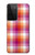 W3941 LGBT Lesbian Pride Flag Plaid Hard Case and Leather Flip Case For Samsung Galaxy S21 Ultra 5G