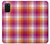 W3941 LGBT Lesbian Pride Flag Plaid Hard Case and Leather Flip Case For Samsung Galaxy S20 Plus, Galaxy S20+