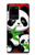 W3929 Cute Panda Eating Bamboo Hard Case and Leather Flip Case For Samsung Galaxy S20 Ultra