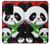 W3929 Cute Panda Eating Bamboo Hard Case and Leather Flip Case For Samsung Galaxy S20 Ultra