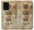 W3954 Vintage Gas Pump Hard Case and Leather Flip Case For Samsung Galaxy S20 Ultra