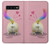 W3923 Cat Bottom Rainbow Tail Hard Case and Leather Flip Case For Samsung Galaxy S10