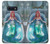 W3911 Cute Little Mermaid Aqua Spa Hard Case and Leather Flip Case For Samsung Galaxy S10e