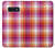 W3941 LGBT Lesbian Pride Flag Plaid Hard Case and Leather Flip Case For Samsung Galaxy S10e