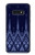 W3950 Textile Thai Blue Pattern Hard Case and Leather Flip Case For Samsung Galaxy S10e