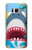 W3947 Shark Helicopter Cartoon Hard Case and Leather Flip Case For Samsung Galaxy S8 Plus