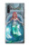 W3911 Cute Little Mermaid Aqua Spa Hard Case and Leather Flip Case For Samsung Galaxy Note 10 Plus