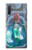 W3912 Cute Little Mermaid Aqua Spa Hard Case and Leather Flip Case For Samsung Galaxy Note 10 Plus