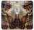 W3949 Steampunk Skull Smoking Hard Case and Leather Flip Case For Samsung Galaxy Note 10 Plus