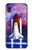 W3913 Colorful Nebula Space Shuttle Hard Case and Leather Flip Case For Samsung Galaxy A10e