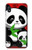 W3929 Cute Panda Eating Bamboo Hard Case and Leather Flip Case For Samsung Galaxy A10e