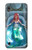W3911 Cute Little Mermaid Aqua Spa Hard Case and Leather Flip Case For Samsung Galaxy A10