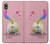 W3923 Cat Bottom Rainbow Tail Hard Case and Leather Flip Case For Samsung Galaxy A10