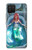 W3911 Cute Little Mermaid Aqua Spa Hard Case and Leather Flip Case For Samsung Galaxy A12