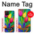 W3926 Colorful Tulip Oil Painting Hard Case and Leather Flip Case For Samsung Galaxy A12