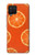 W3946 Seamless Orange Pattern Hard Case and Leather Flip Case For Samsung Galaxy A12