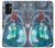 W3912 Cute Little Mermaid Aqua Spa Hard Case and Leather Flip Case For Samsung Galaxy A13 5G